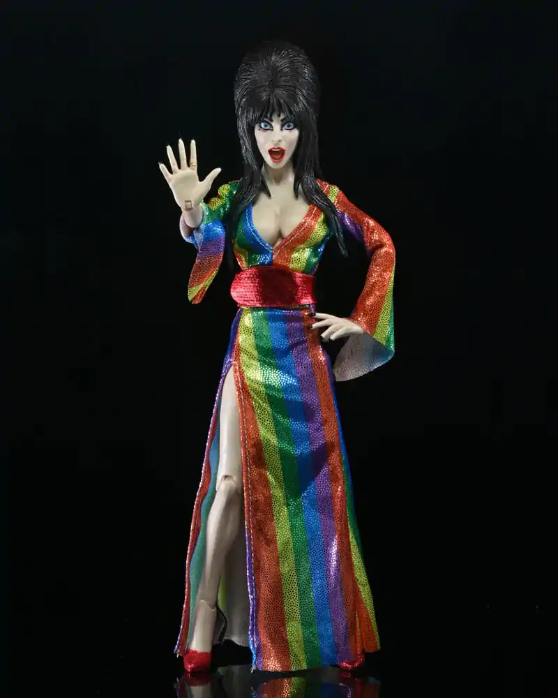 Elvira, Mistress of the Dark Clothed Action Figure Over the Rainbow Elvira 20 cm termékfotó