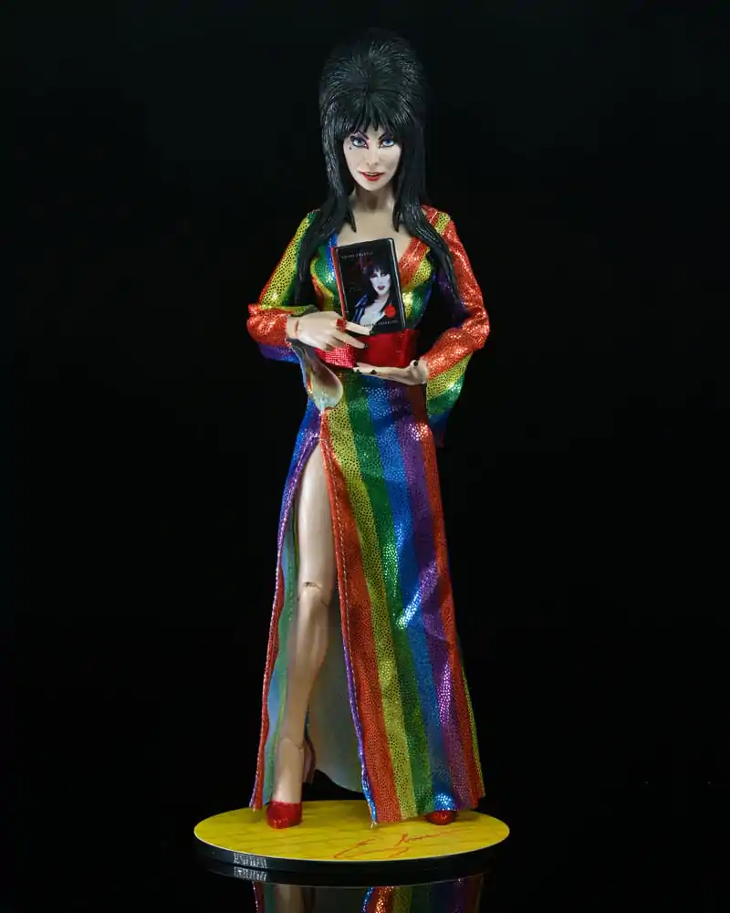 Elvira, Mistress of the Dark Clothed Action Figure Over the Rainbow Elvira 20 cm termékfotó