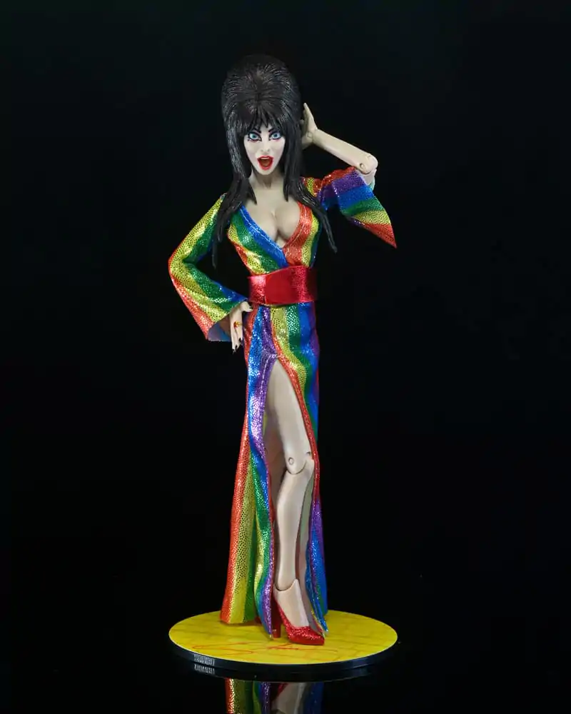 Elvira, Mistress of the Dark Clothed Action Figure Over the Rainbow Elvira 20 cm termékfotó