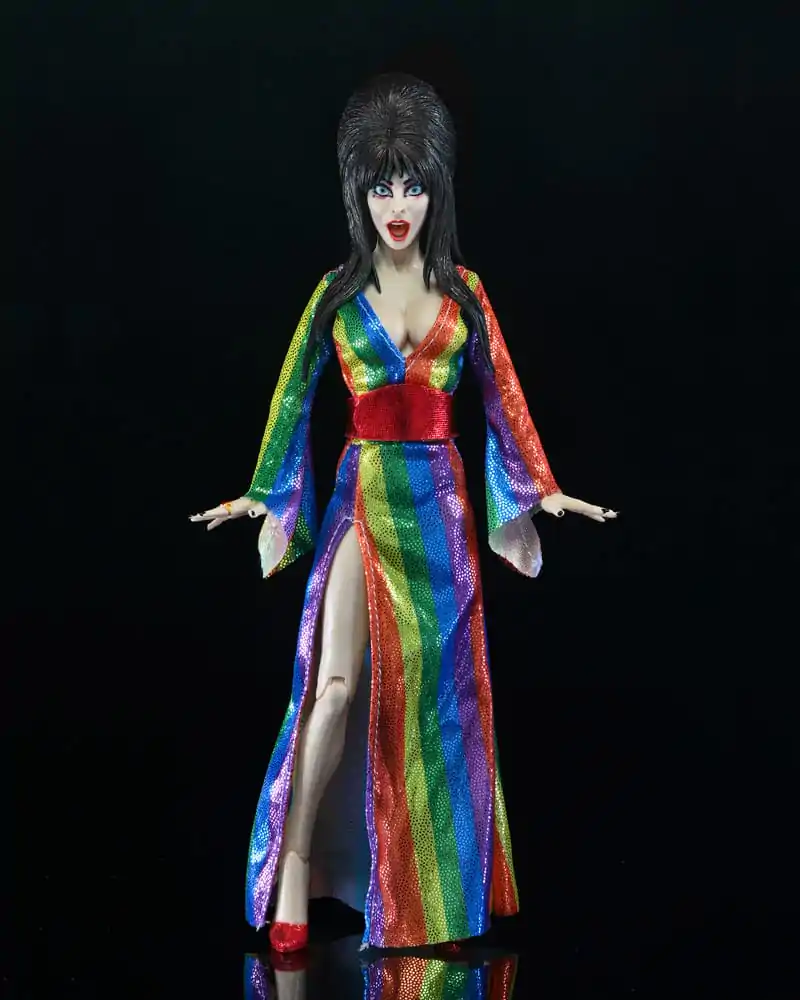 Elvira, Mistress of the Dark Clothed Action Figure Over the Rainbow Elvira 20 cm termékfotó