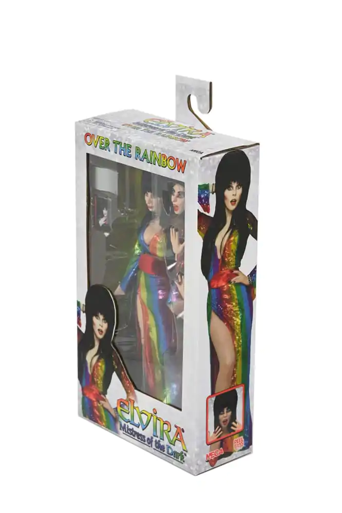 Elvira, Mistress of the Dark Clothed Action Figure Over the Rainbow Elvira 20 cm termékfotó