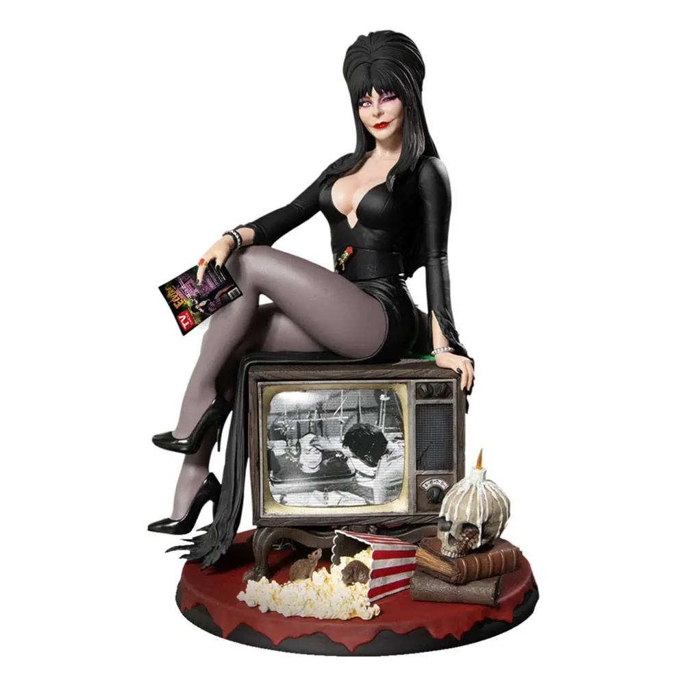 Elvira Mistress of the Dark Static-6 PVC Statue 1/6 Elvira 42 cm termékfotó