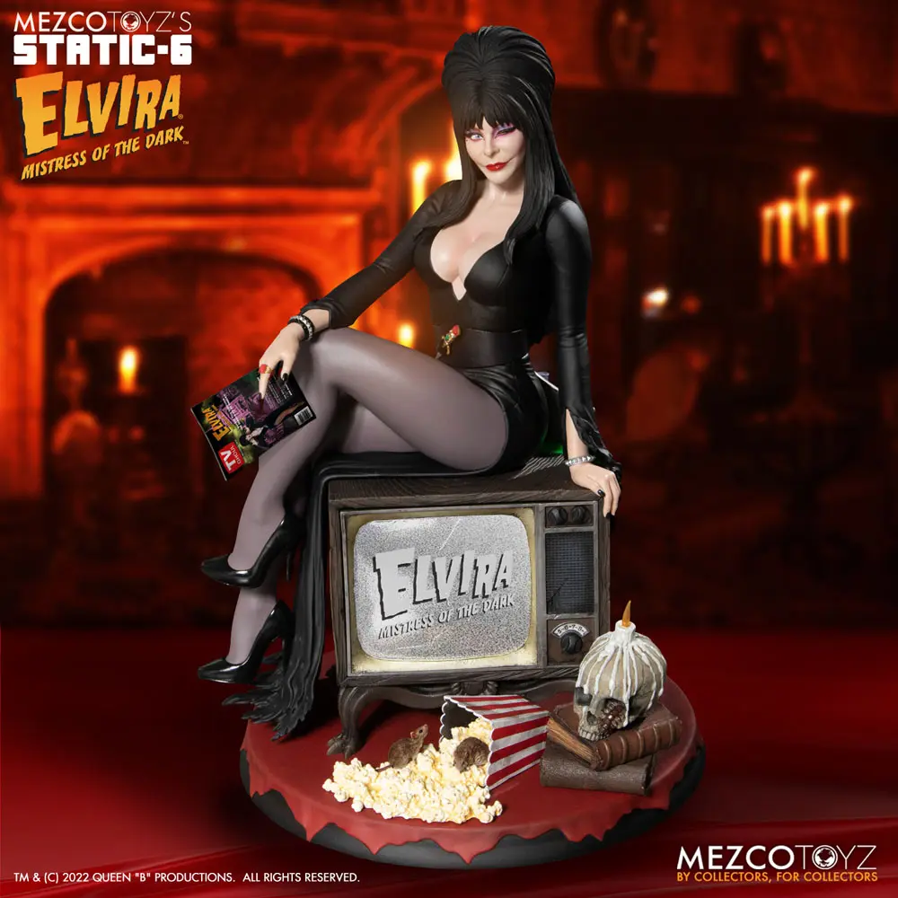 Elvira Mistress of the Dark Static-6 PVC Statue 1/6 Elvira 42 cm termékfotó