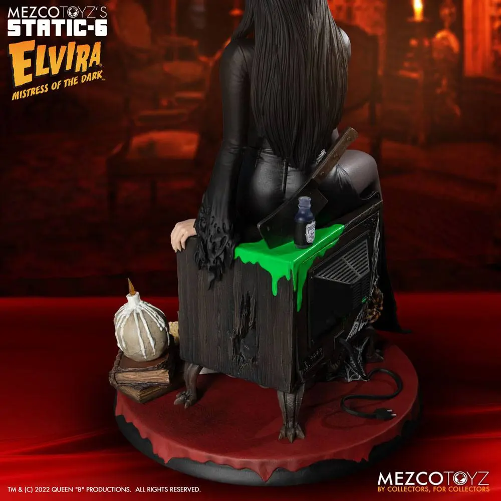 Elvira Mistress of the Dark Static-6 PVC Statue 1/6 Elvira 42 cm termékfotó