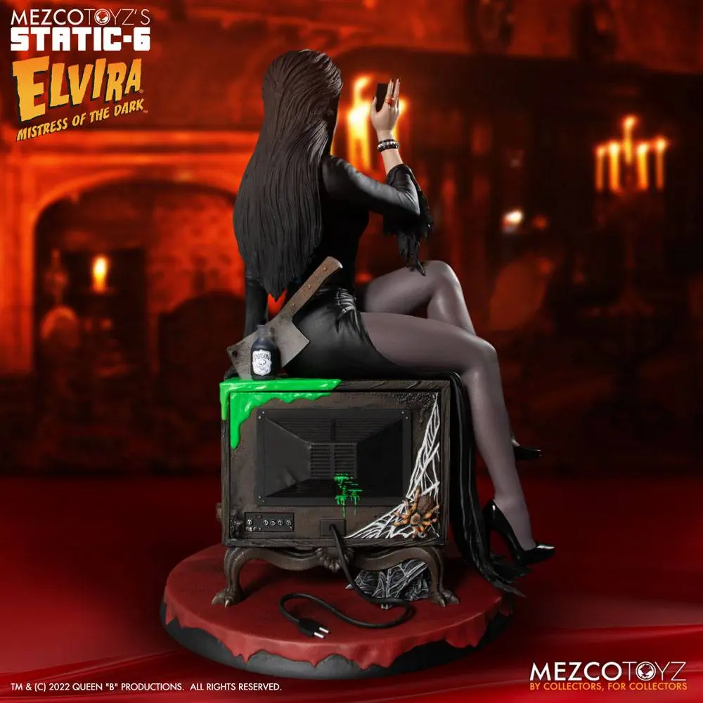 Elvira Mistress of the Dark Static-6 PVC Statue 1/6 Elvira 42 cm termékfotó