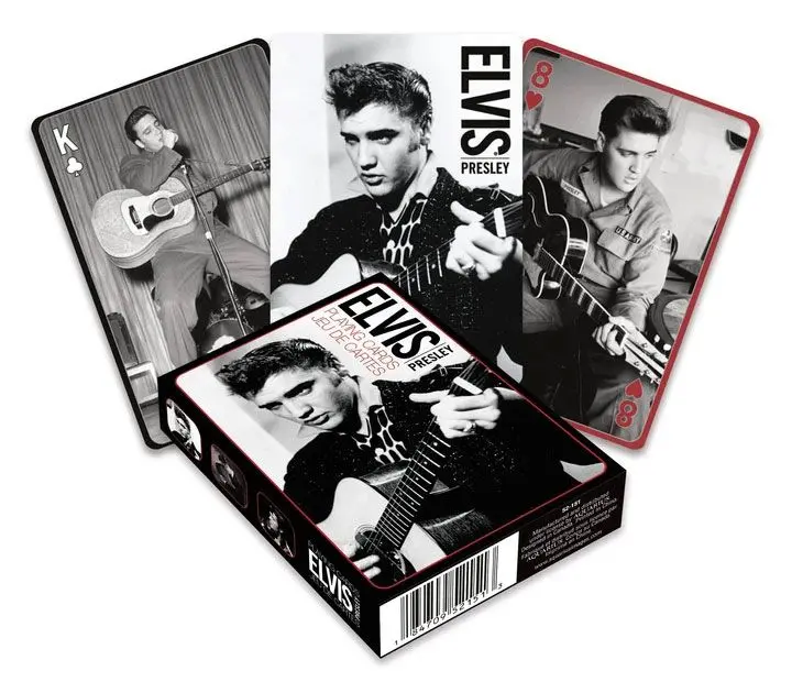 Elvis Presley Playing Cards Black & White termékfotó
