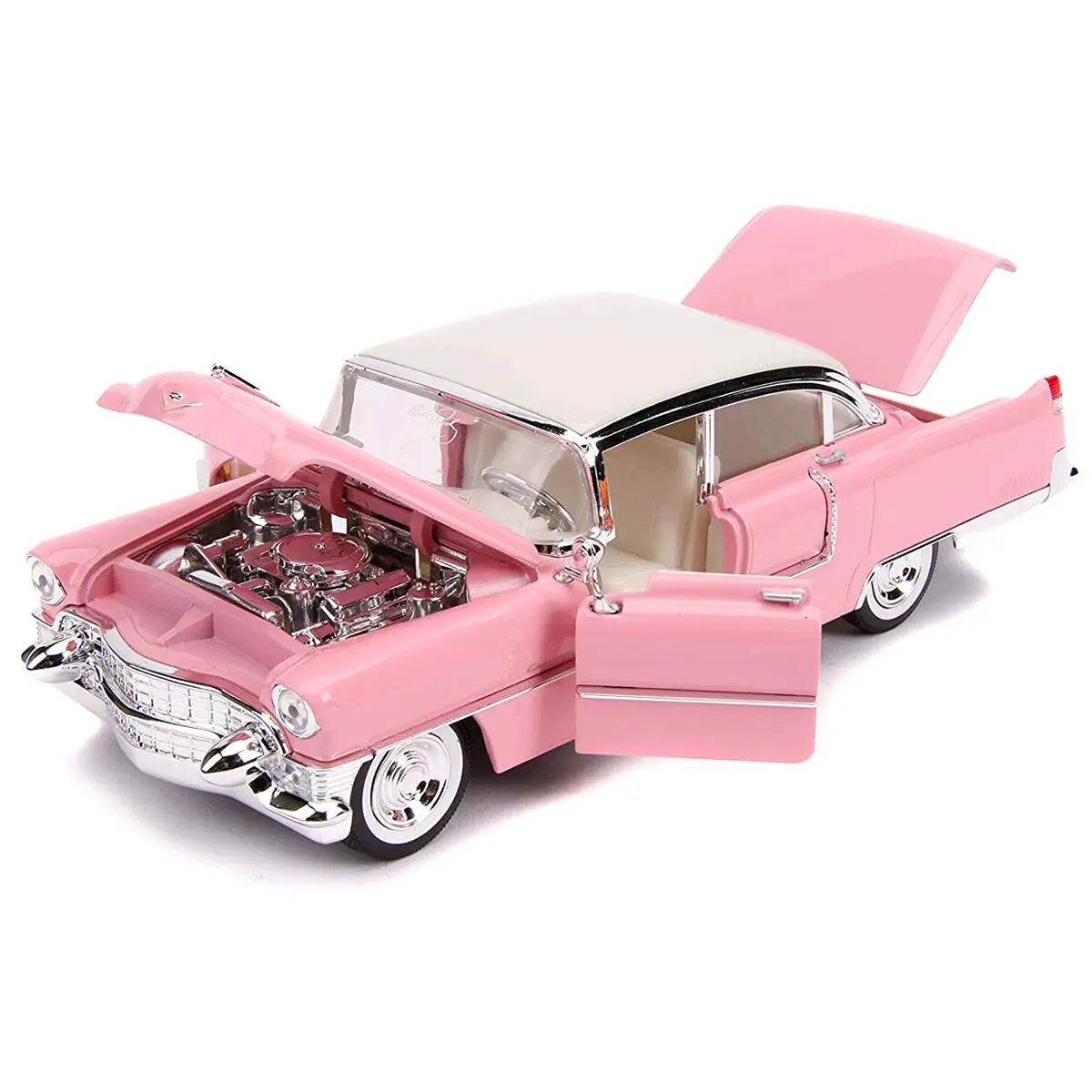 Elvis Presley Cadillac Fleetwood 1955 metal car + figure set product photo