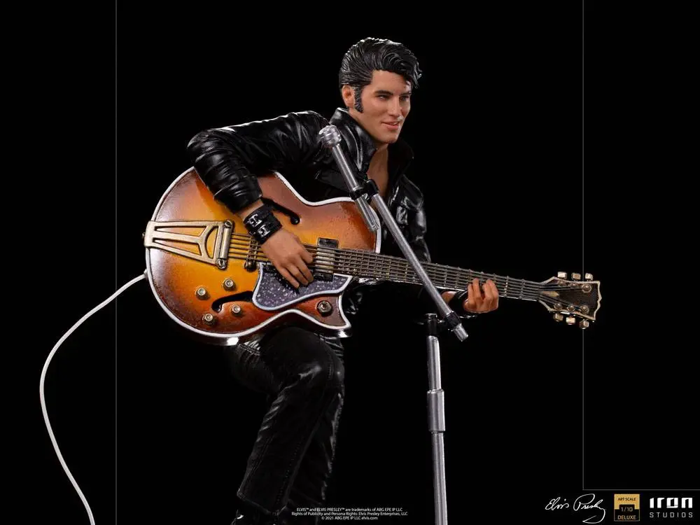Elvis Presley Deluxe Art Scale Statue 1/10 Comeback Special 23 cm product photo