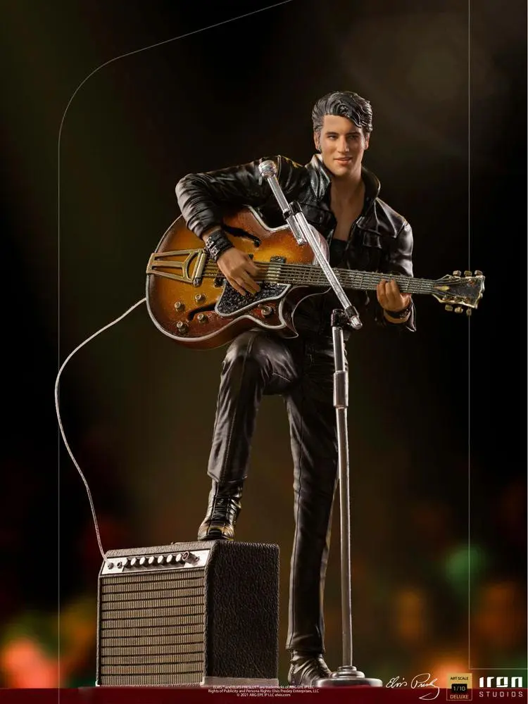 Elvis Presley Deluxe Art Scale Statue 1/10 Comeback Special 23 cm product photo