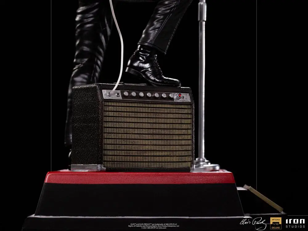 Elvis Presley Deluxe Art Scale Statue 1/10 Comeback Special 23 cm product photo