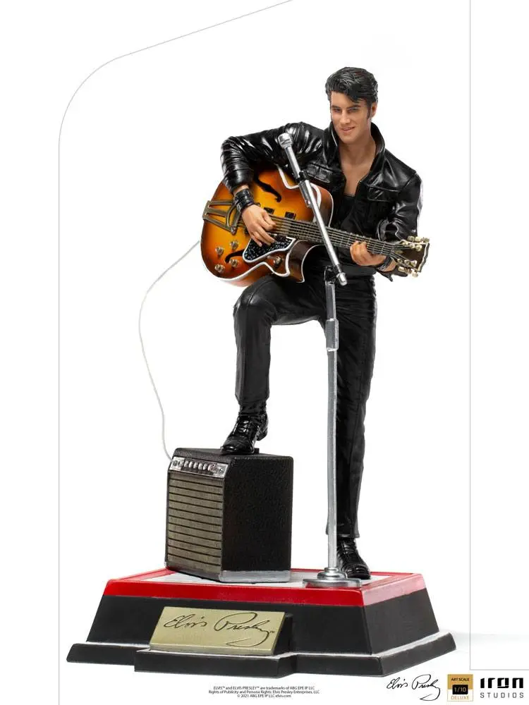 Elvis Presley Deluxe Art Scale Statue 1/10 Comeback Special 23 cm product photo