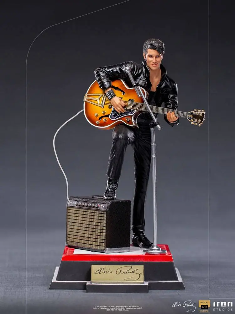 Elvis Presley Deluxe Art Scale Statue 1/10 Comeback Special 23 cm product photo