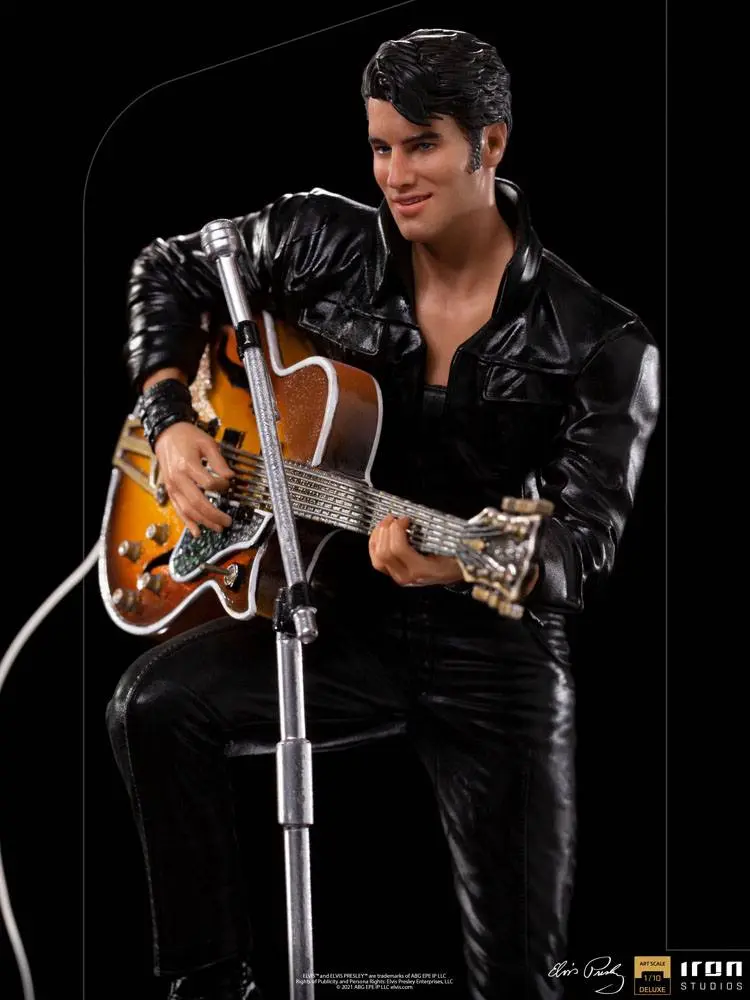 Elvis Presley Deluxe Art Scale Statue 1/10 Comeback Special 23 cm product photo