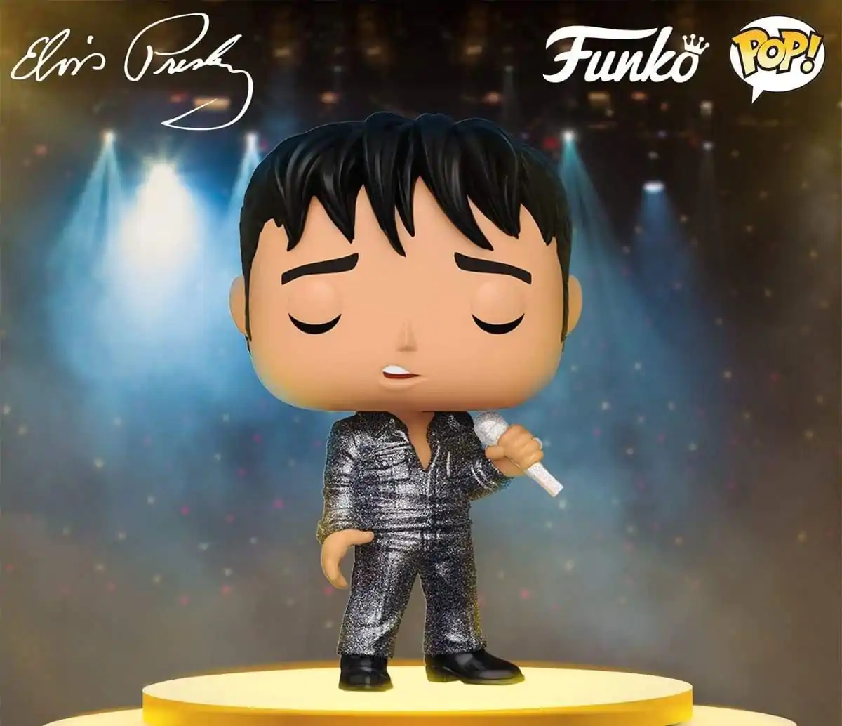 Elvis Presley Funko POP! Rocks Vinyl Figure '68ComebackSpecial(DGLT) 9 cm product photo