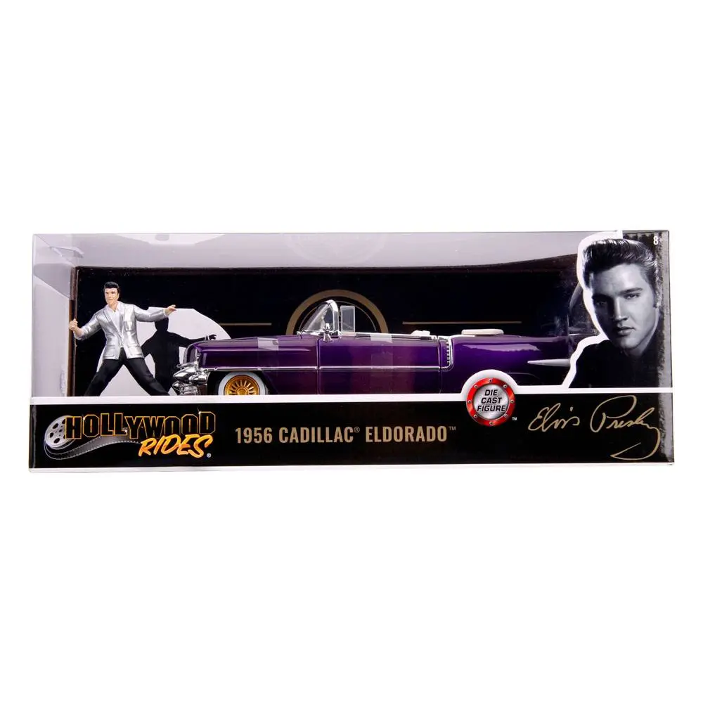 Elvis Presley Hollywood Rides Diecast Model 1/24 1956 Cadillac Eldorado with Figure product photo