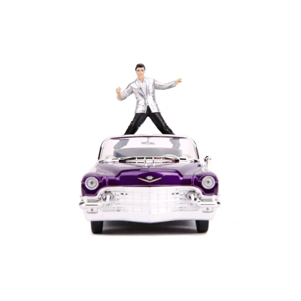 Elvis Presley Hollywood Rides Diecast Model 1/24 1956 Cadillac Eldorado with Figure product photo