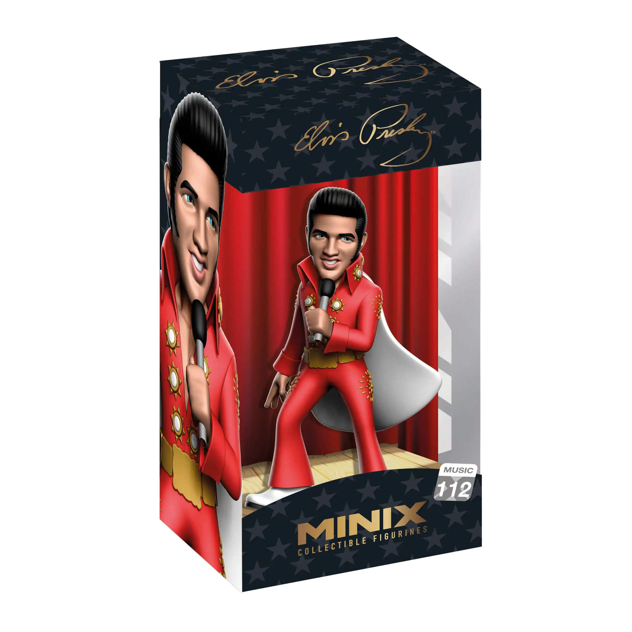 Elvis Presley Minix Figure Elvis Red Suit 12 cm product photo