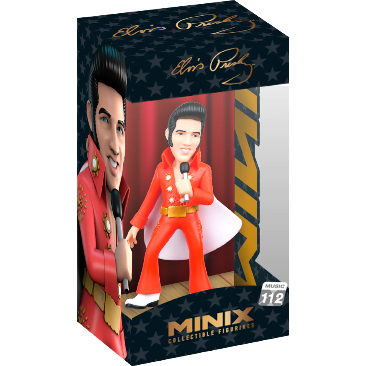 Elvis Presley Minix Figure Elvis Red Suit 12 cm product photo