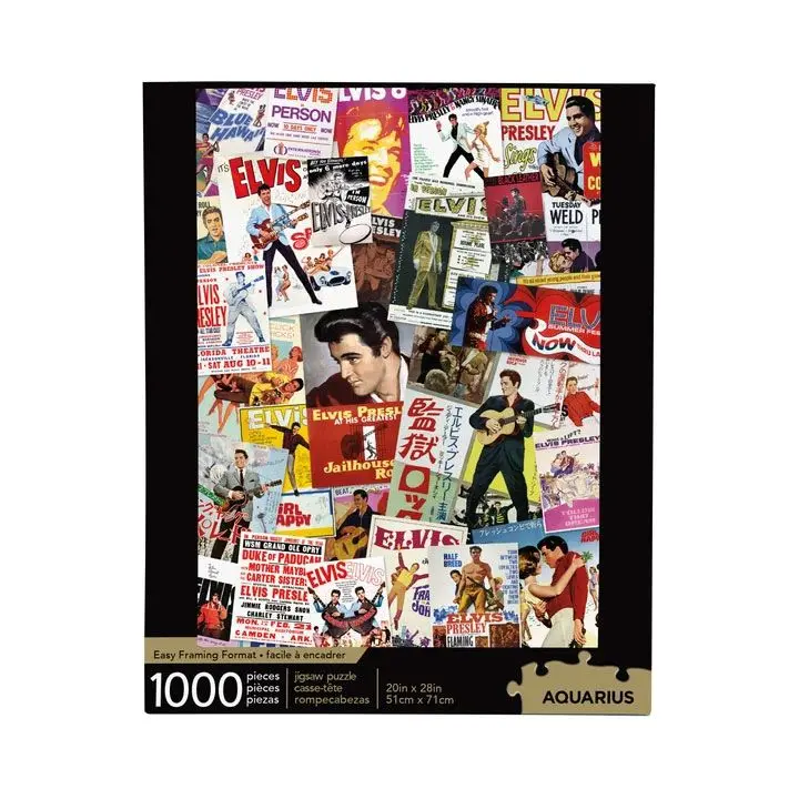 Elvis Presley Jigsaw Puzzle Movie Poster Collage (1000 pieces) product photo