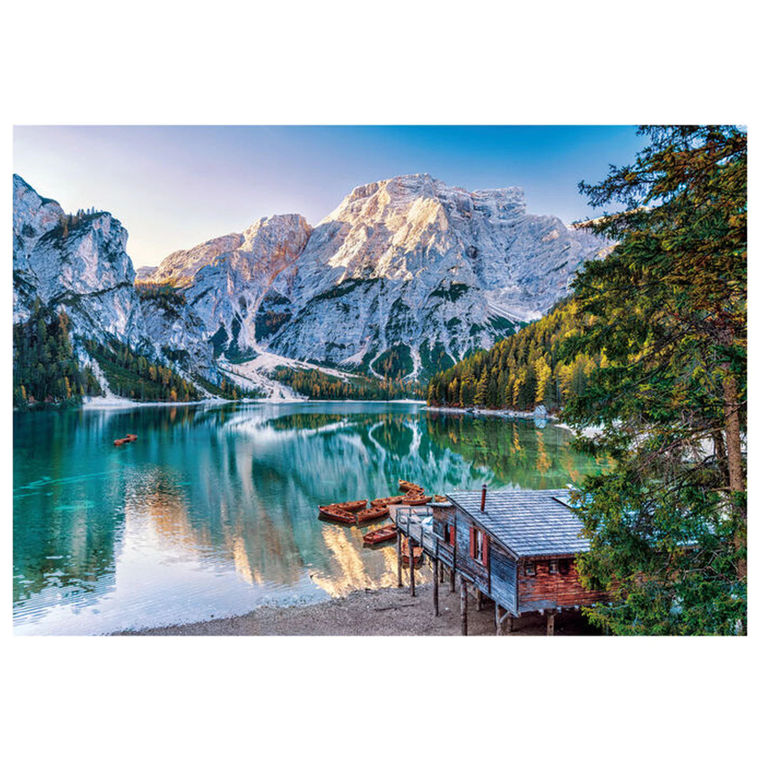 Emerald Lake Braies puzzle 1000pcs product photo