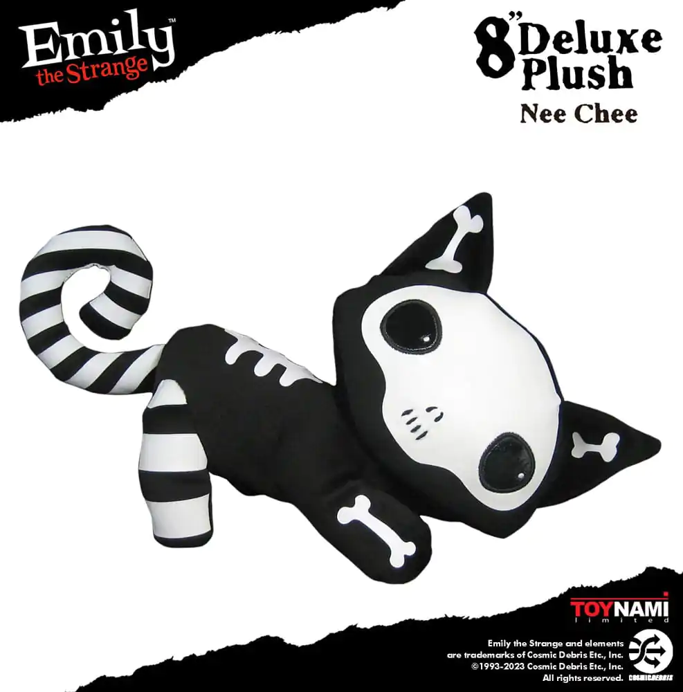 Emily the Strange  Plush Figure Nee Chee 20 cm termékfotó