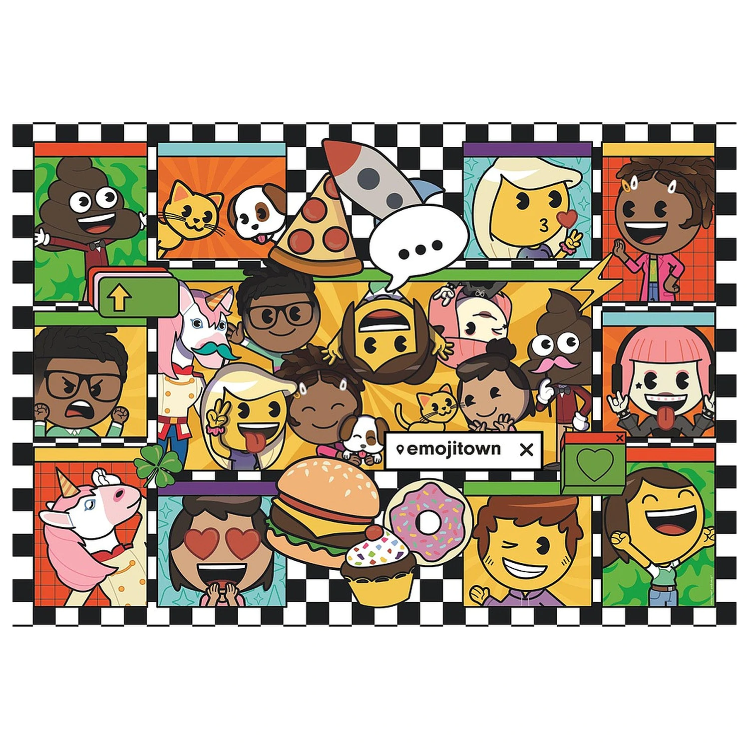 Emoji Town 180-piece puzzle Clementoni product photo