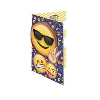 Emoji 3D greeting card and envelope termékfotó