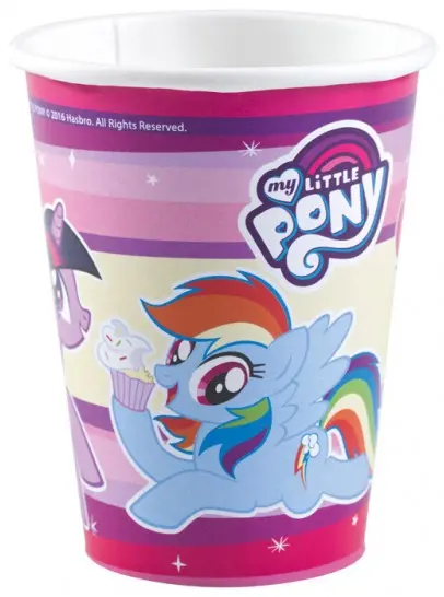My Little Pony Paper Cups 8 pcs 250 ml product photo