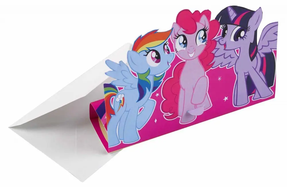 My Little Pony Party Invitations 8 pc. product photo