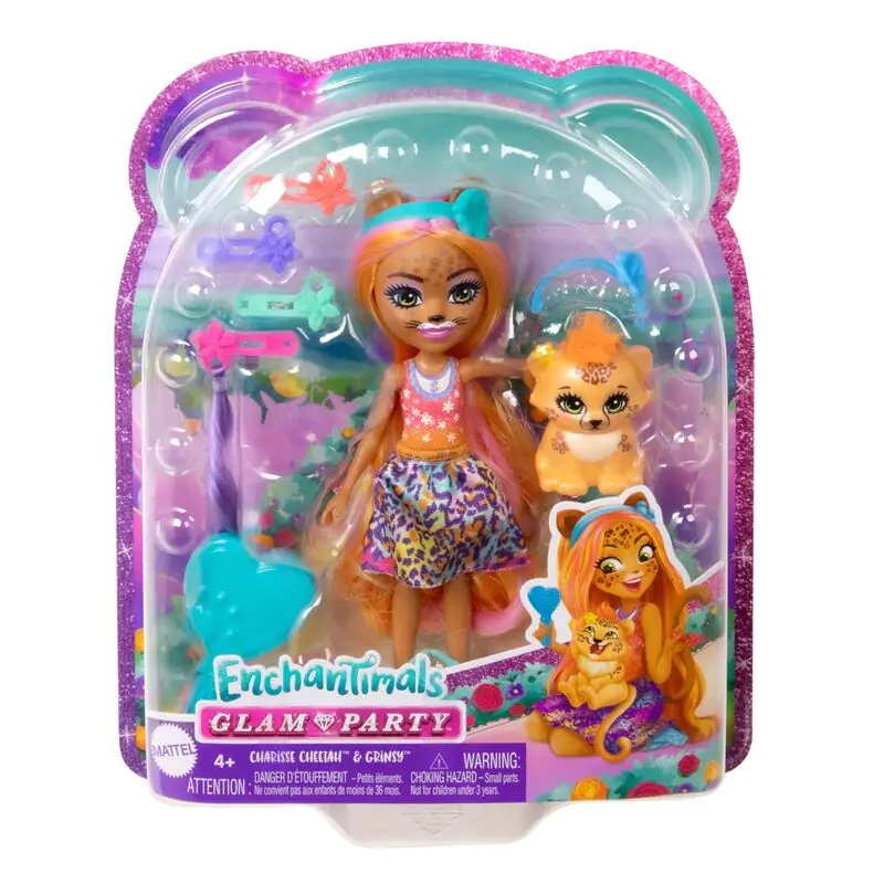 Enchantimals Glam Party Charisse Cheetah doll product photo