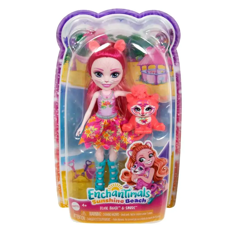Enchantimals Sunshine Beach Texie Tiger doll product photo
