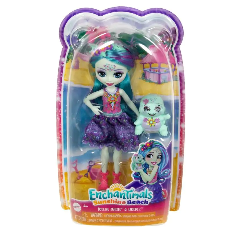 Enchantimals Sunshine Beach Tolene Turtle doll product photo