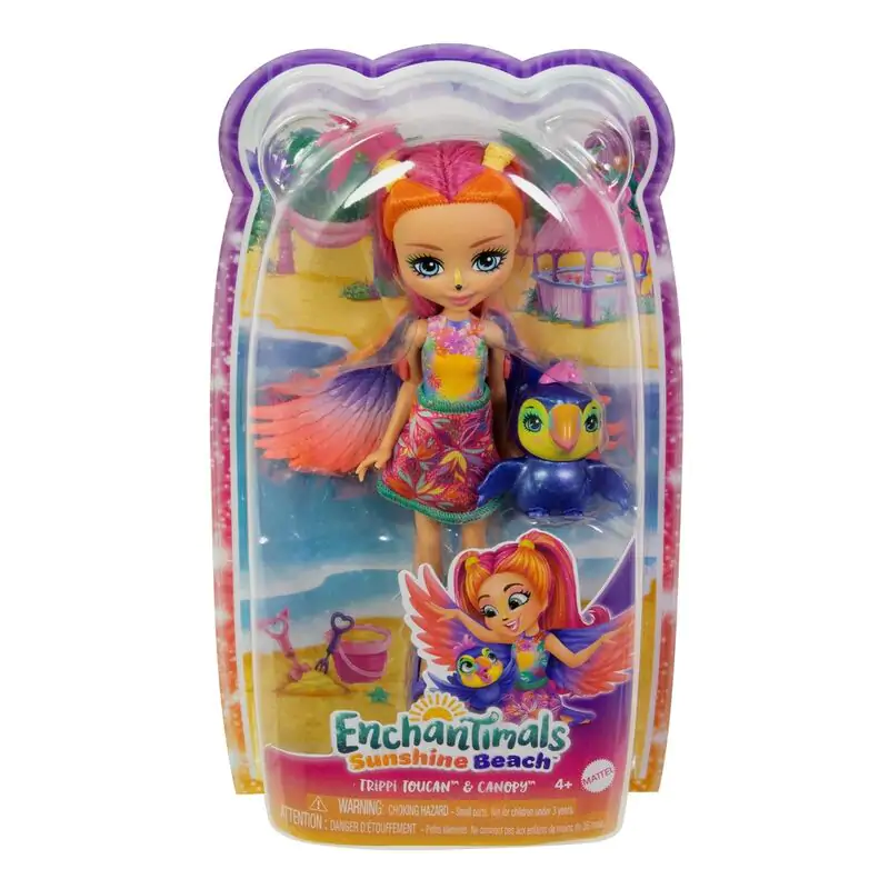 Enchantimals Sunshine Beach Trippi Toucan doll termékfotó