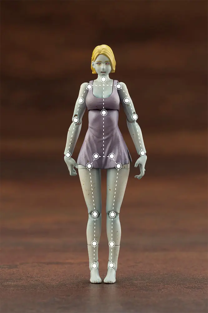 End of Heroes Plastic Model Kit 1/24 Zombinoid Fallen Queen 7 cm product photo