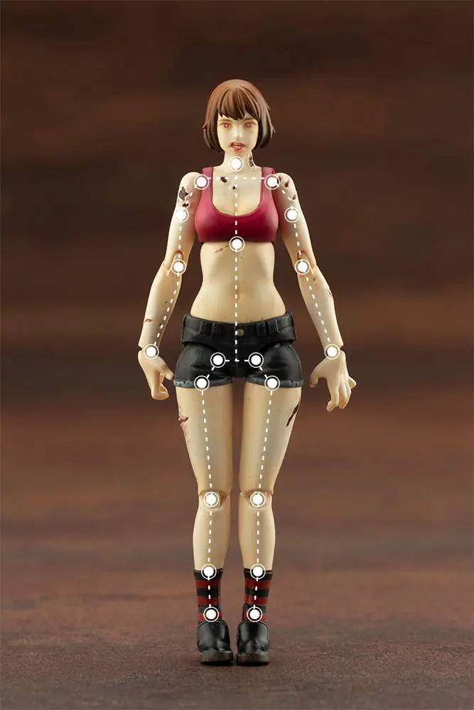 End of Heroes Plastic Model Kit 1/24 Zombinoid Wretched Girl 7 cm product photo