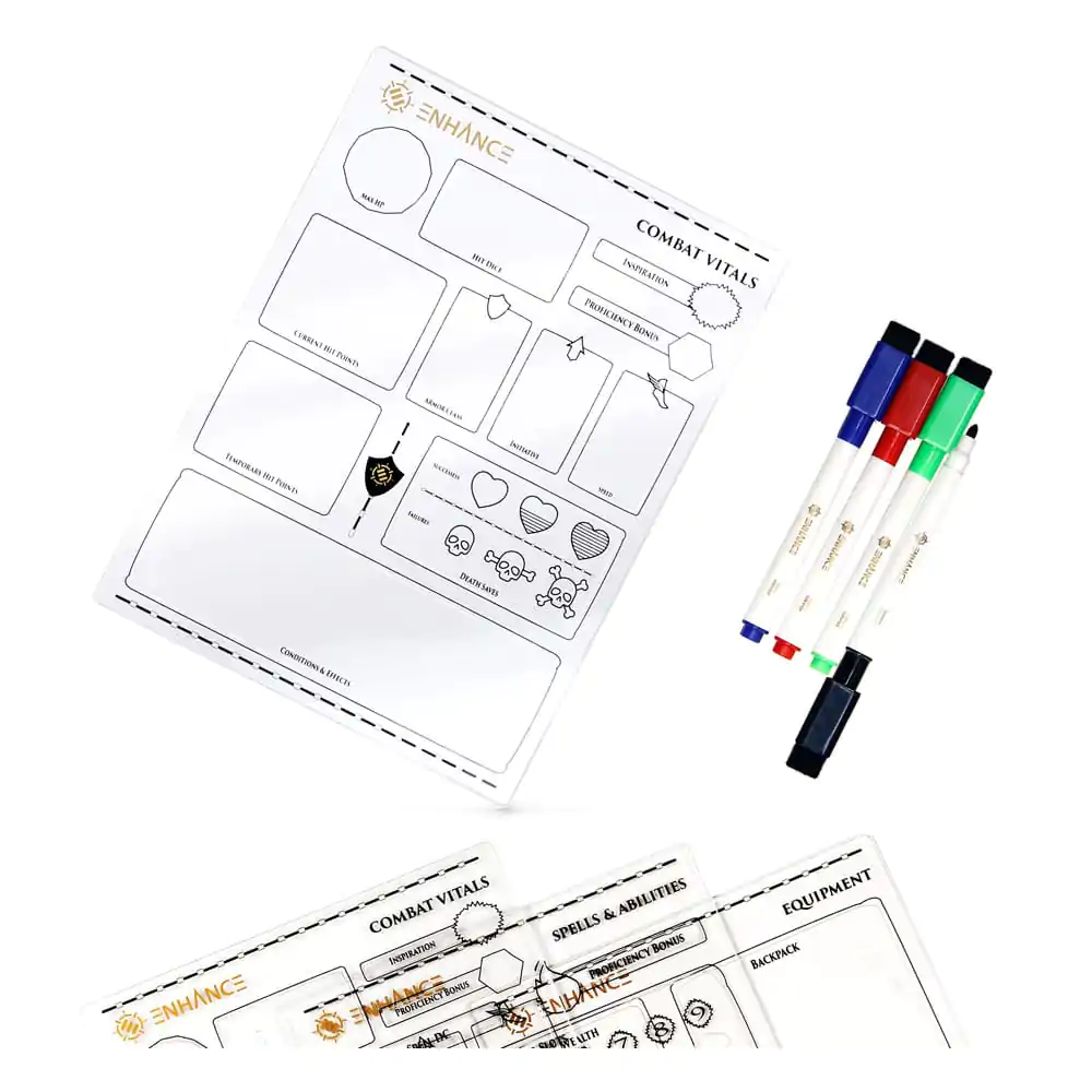 Enhance RPG Series Acrylic Character Sheet Set *English Version* termékfotó