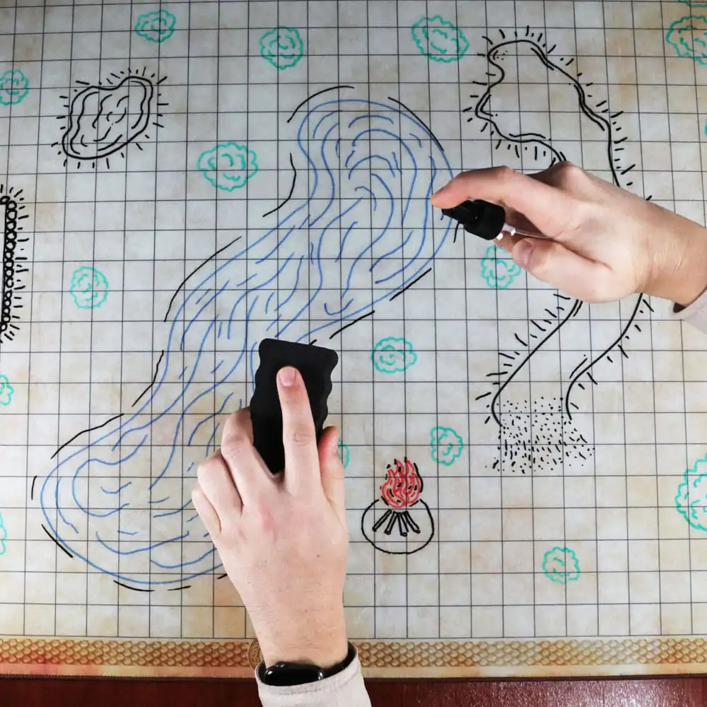 Enhance RPG Series Grid Mat Deluxe Edition DnD Map product photo