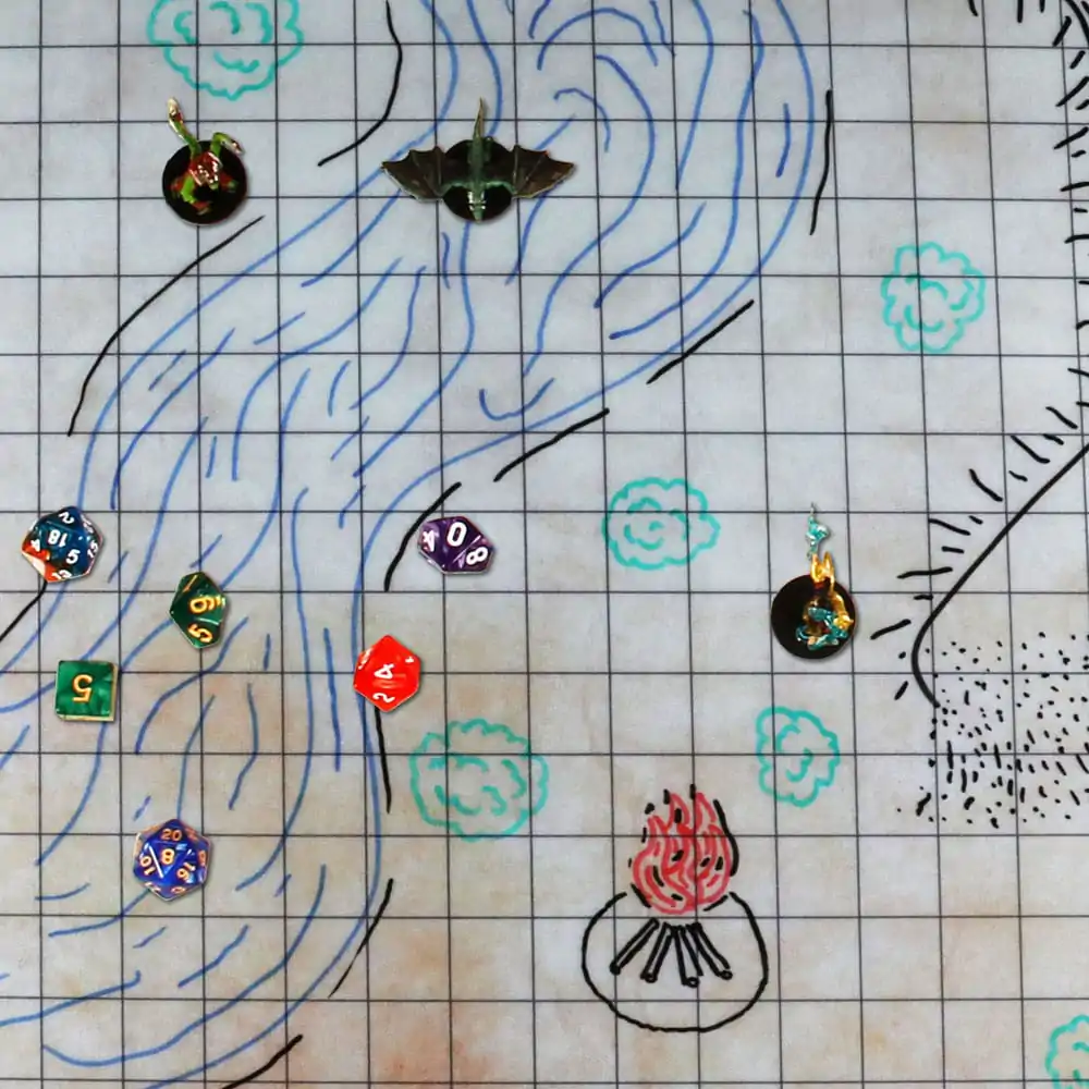 Enhance RPG Series Grid Mat Deluxe Edition DnD Map product photo