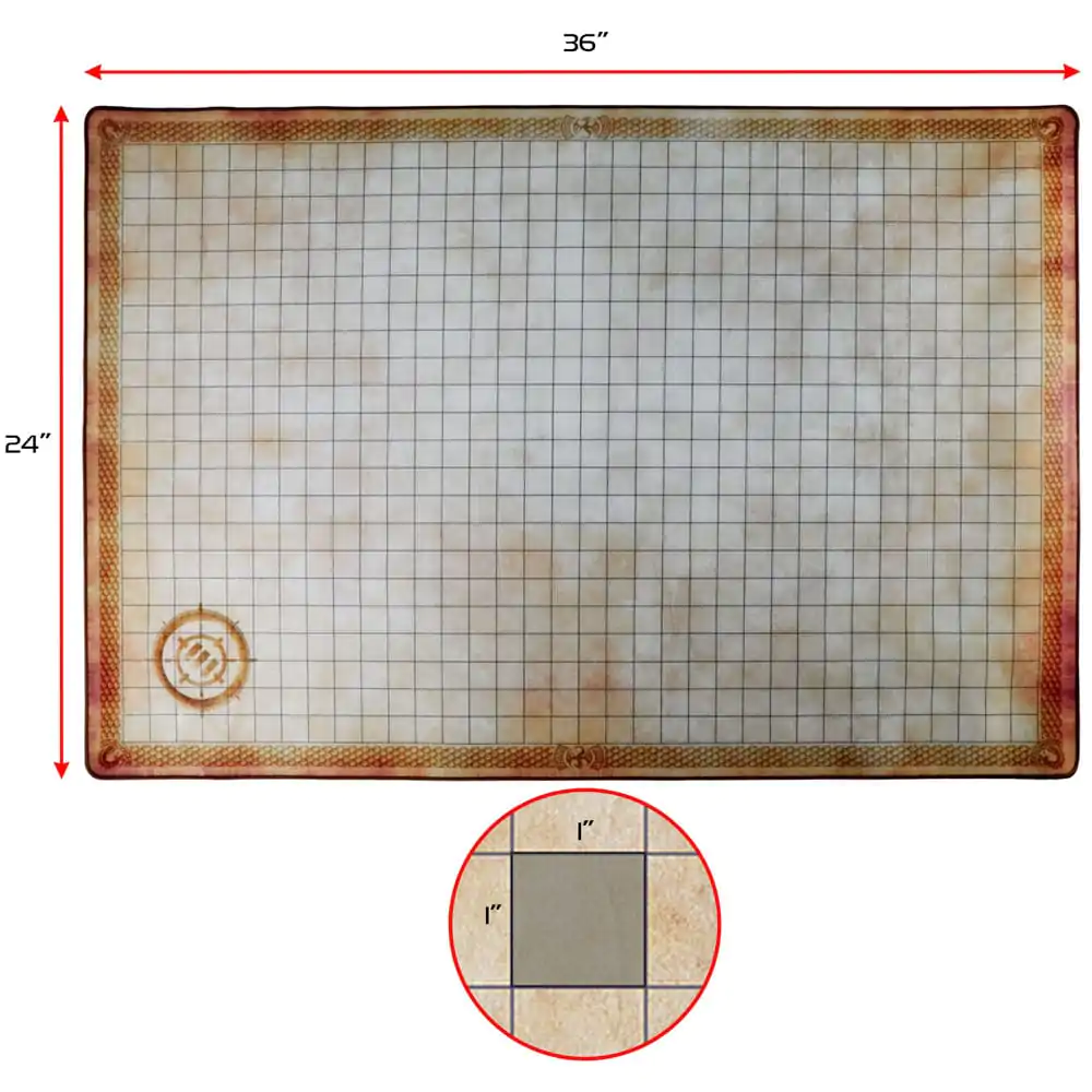 Enhance RPG Series Grid Mat Deluxe Edition DnD Map product photo