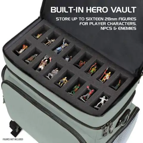 Enhance Tabletop Series Collectors Edition Adventurer&#039;s Travel Bag Silver product photo