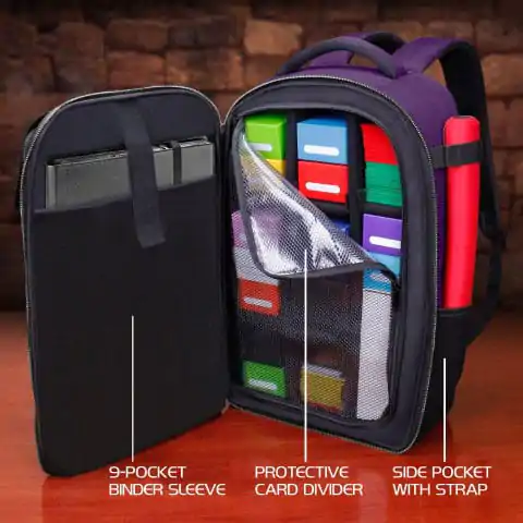 Enhance TCG Series Card Backpack Collector&#039;s Edition Purple product photo