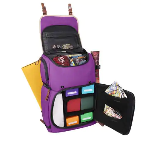 Enhance TCG Series Trading Card Backpack Designer Edition Purple Full-size product photo