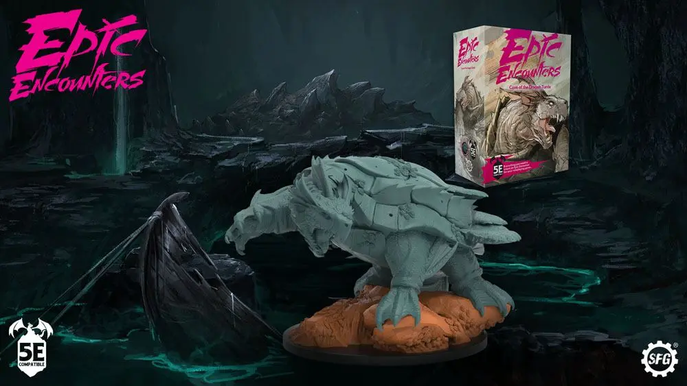 Epic Encounters RPG Board Game Cove of the Dragon Turtle *English Version* product photo