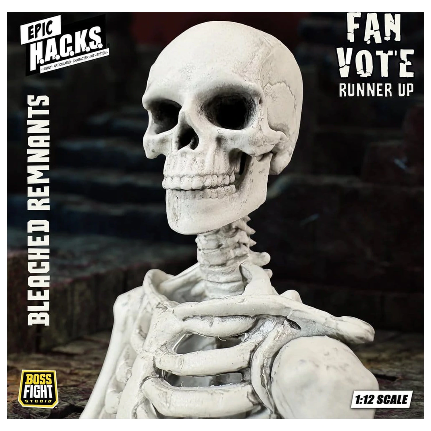 EPIC H.A.C.K.S. Action Figure 1/12 Skeleton Blank Bleached Remnants product photo