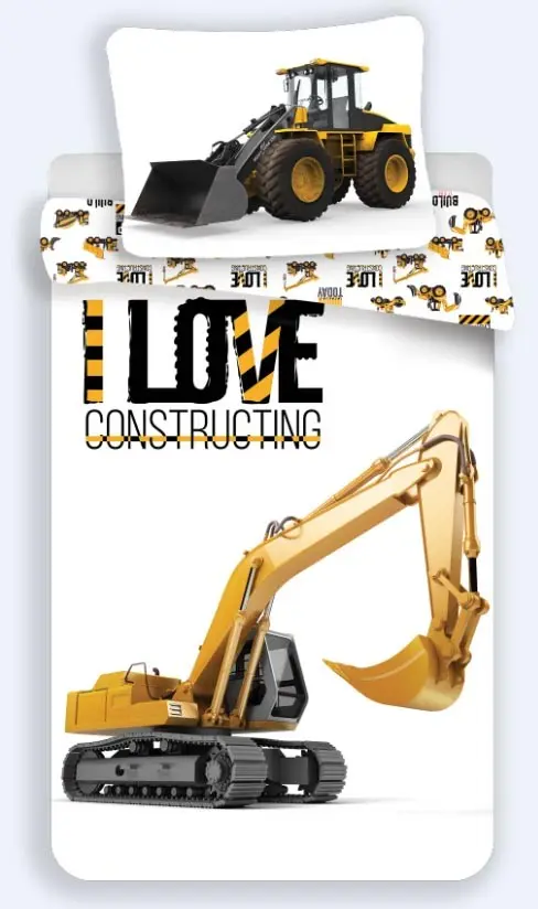 Construction Duvet Cover 140x200cm, 70x90cm product photo