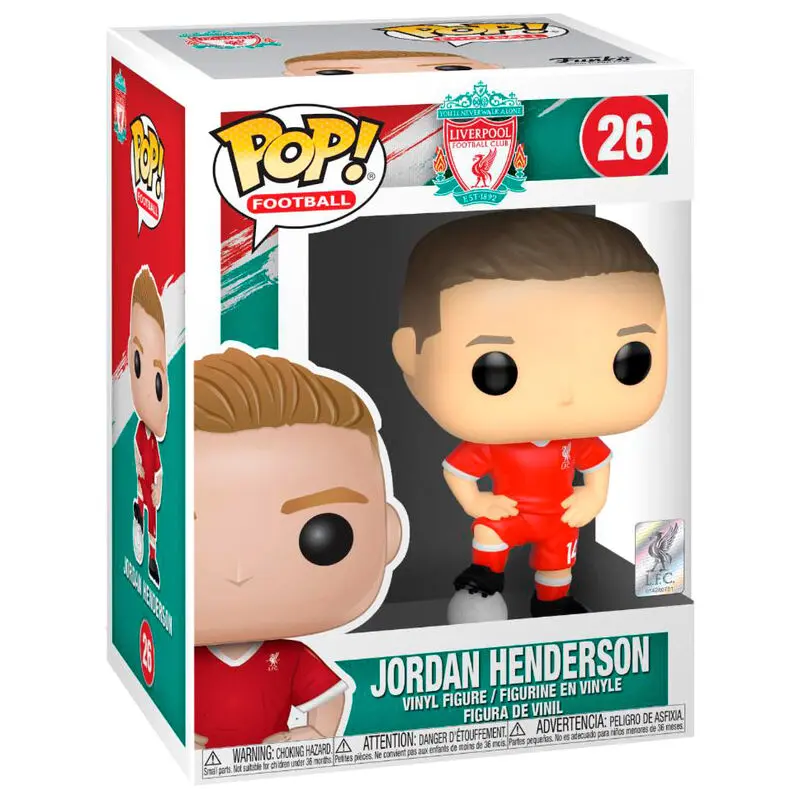 Liverpool F.C. POP! Football Vinyl Figure Jordan Henderson 9 cm product photo
