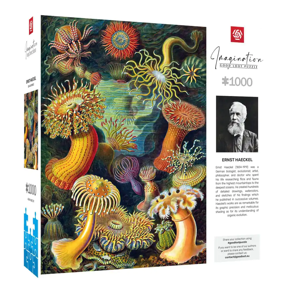 Ernst Haeckel Imagination Puzzle Sea Anemones/Stworzenia morskie (1000 pieces) termékfotó