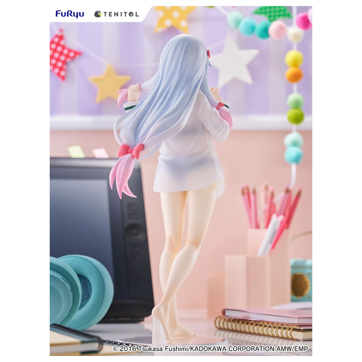 Eromanga Sensei Tenitol Tall PVC Statue Sagiri Izumi Shirts Ver. 30 cm  product photo