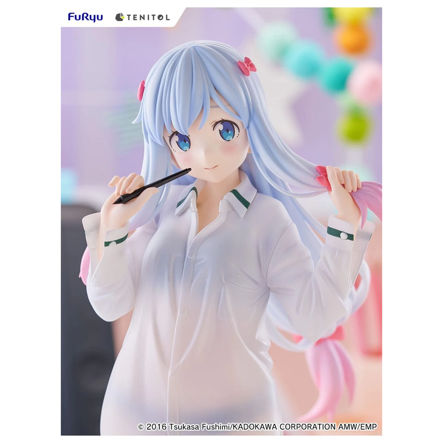 Eromanga Sensei Tenitol Tall PVC Statue Sagiri Izumi Shirts Ver. 30 cm  product photo