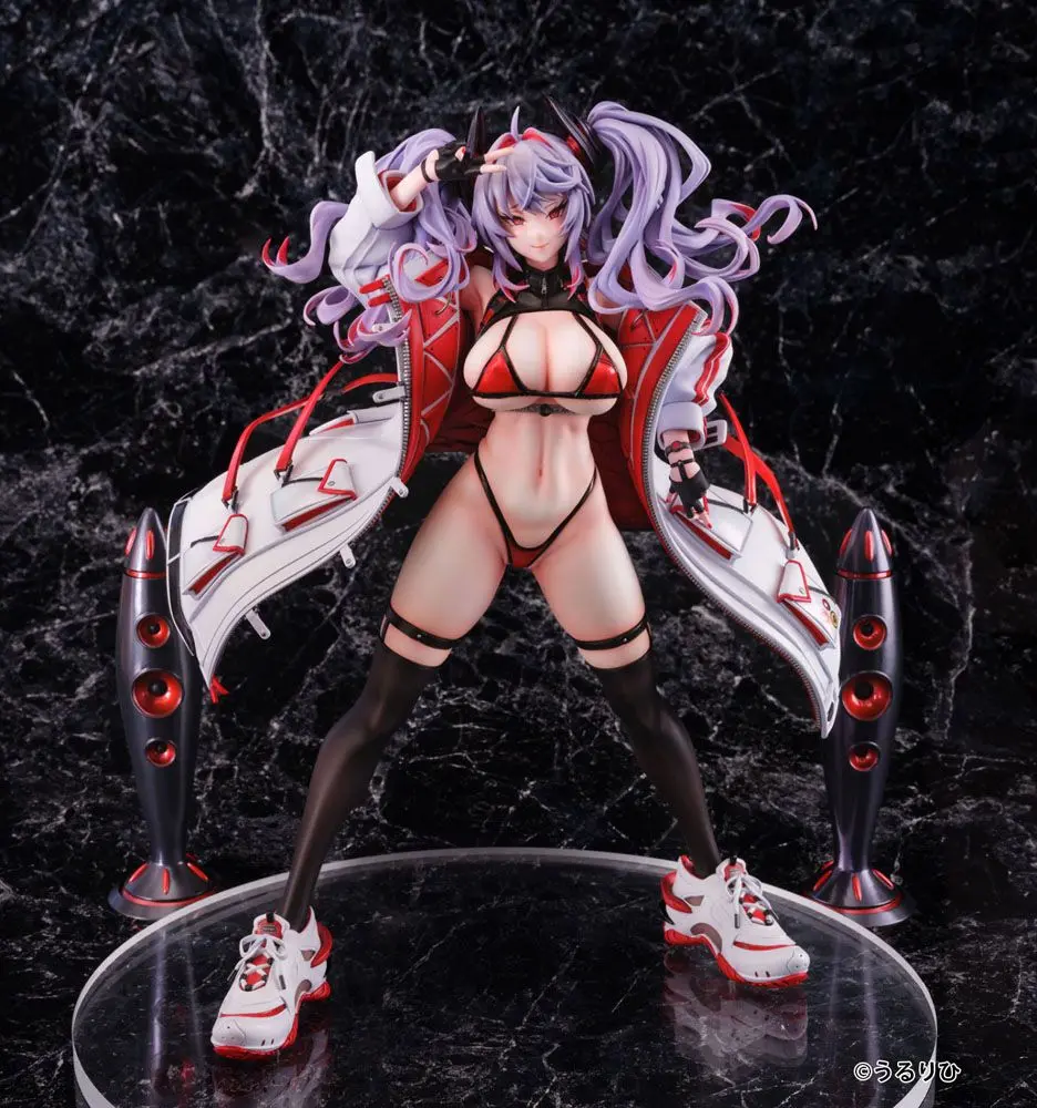 Erotic Gears PVC Statue 1/6 Girl Rouge Illustration by Ulrich 30 cm termékfotó